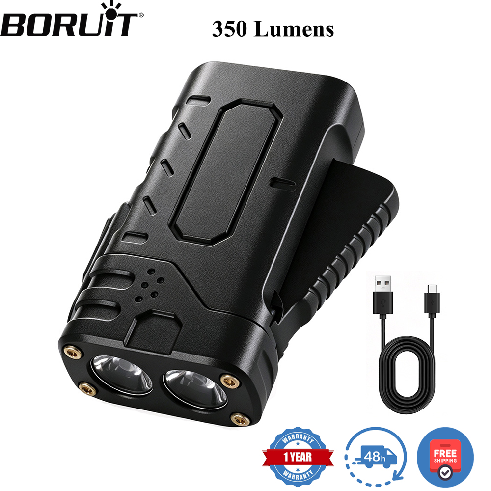 Hunting Fishing Outdoor - BORUIiT El Kranklı EDC LED Fener