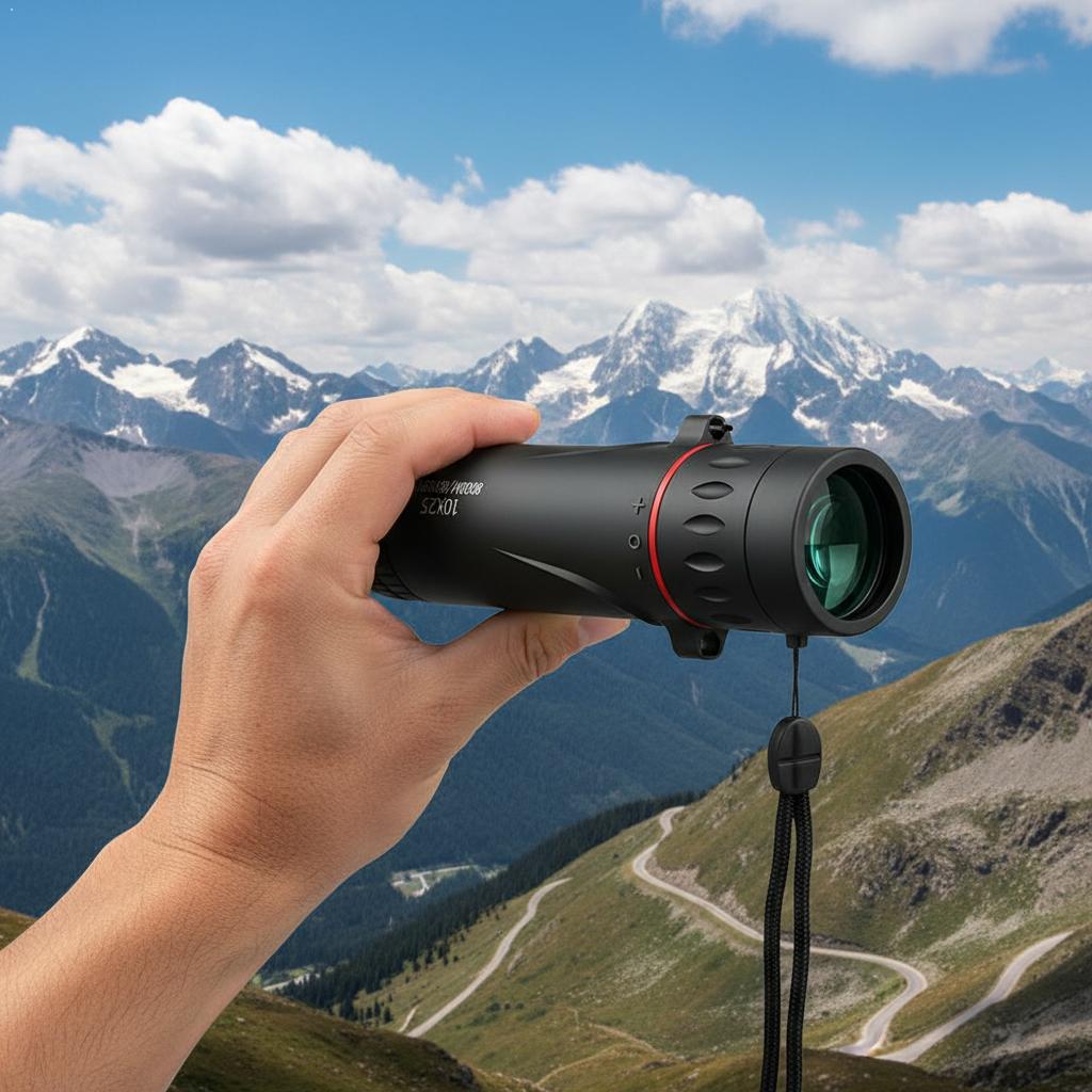 Monocular Night Vision - Taşınabilir Yüksek Güçlü Monoküler Teleskop Düşük