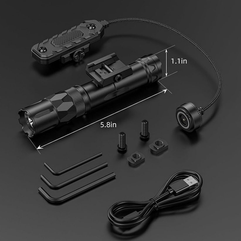 Richfire 2500LM Taktik El Fene - Tactical Flashlight Rechargeable incelemesi ve fiyatı