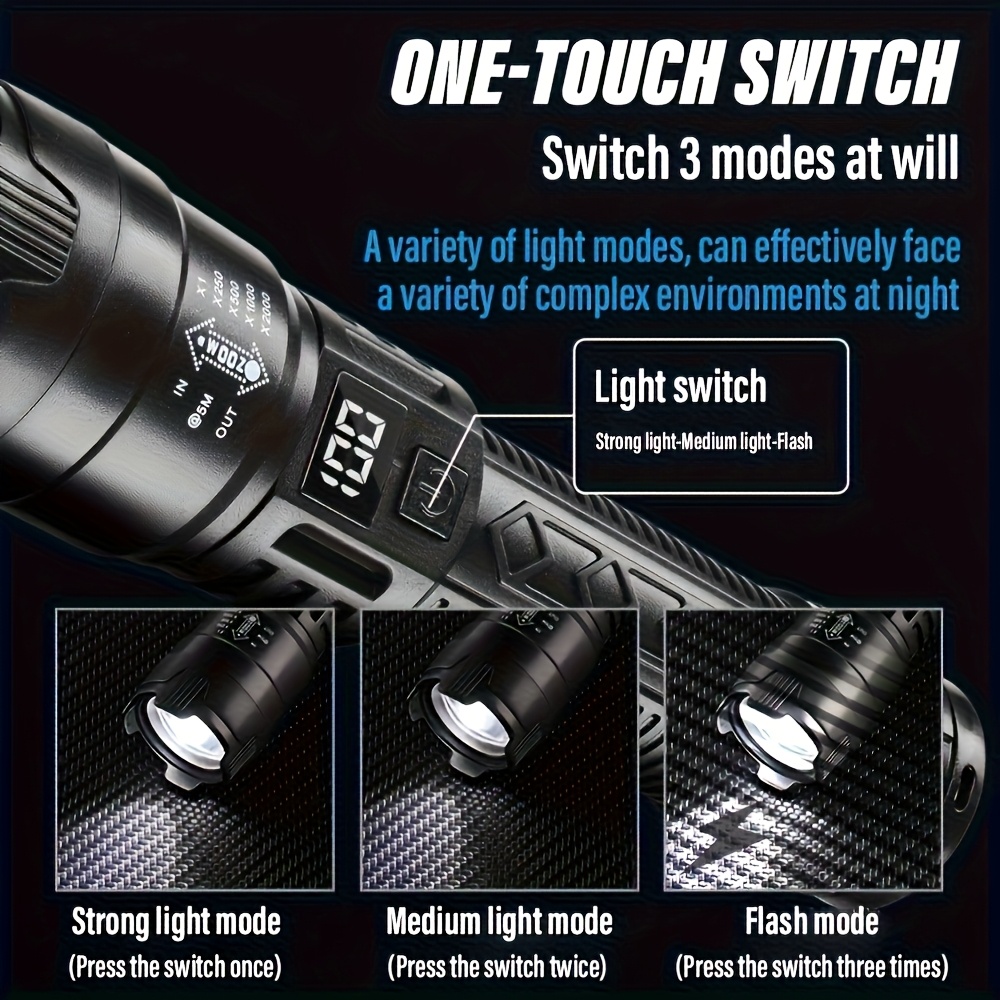 Yüksek Güçlü Led El Fenerleri  - Tactical Flashlight Rechargeable incelemesi ve fiyatı