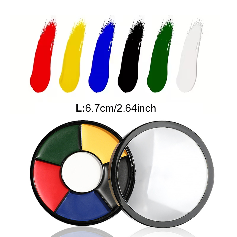 6 Renkli Yağlı Yüz Boyası Pale - Camo Face Paint incelemesi ve fiyatı