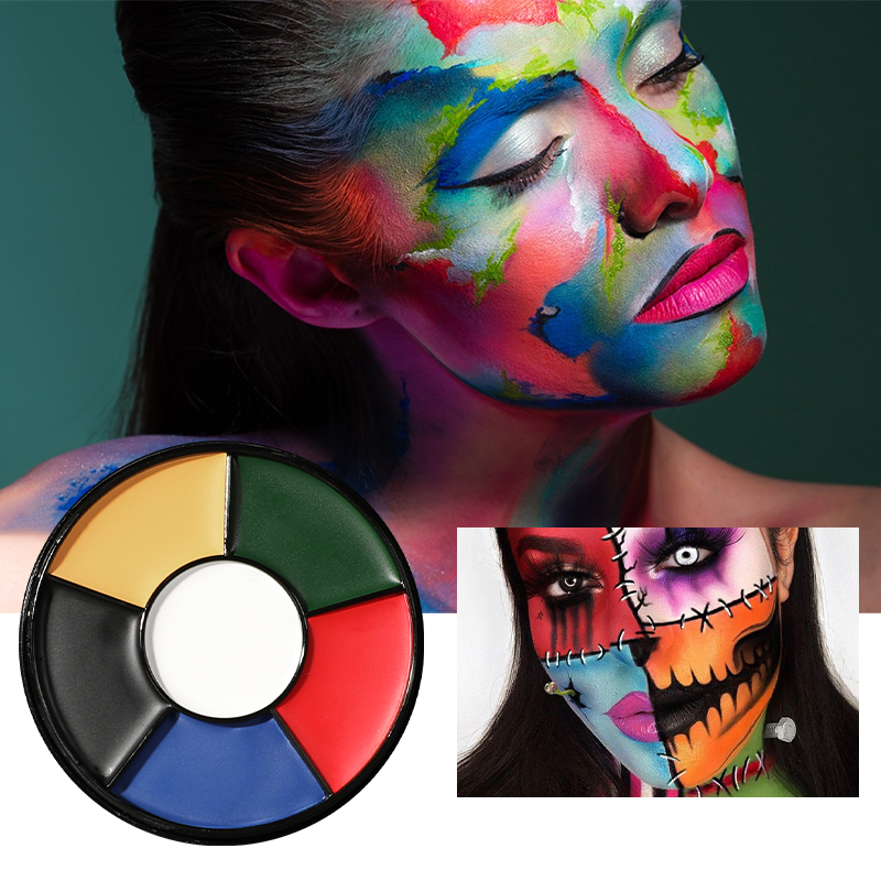6 Renkli Yağlı Yüz Boyası Pale - Camo Face Paint incelemesi ve fiyatı