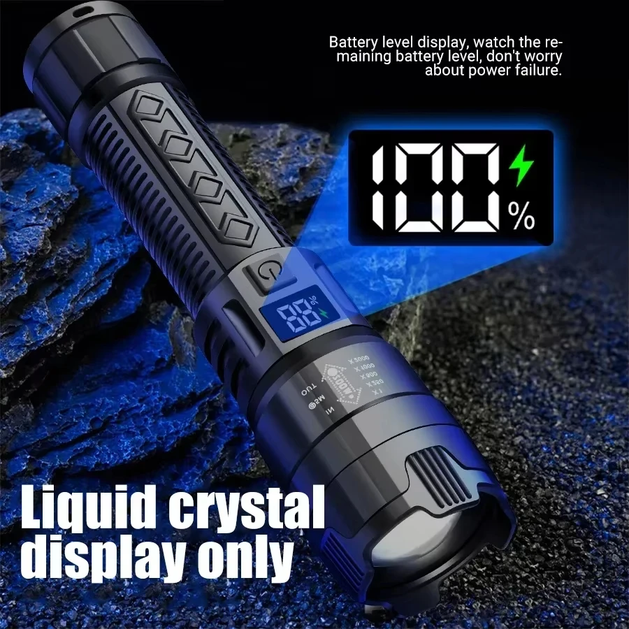 Taktik LED El Feneri 2000LM US - Tactical Flashlight Rechargeable incelemesi ve fiyatı