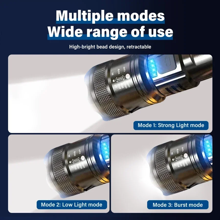Yüksek Güçlü LED El Feneri, US - Tactical Flashlight Rechargeable incelemesi ve fiyatı