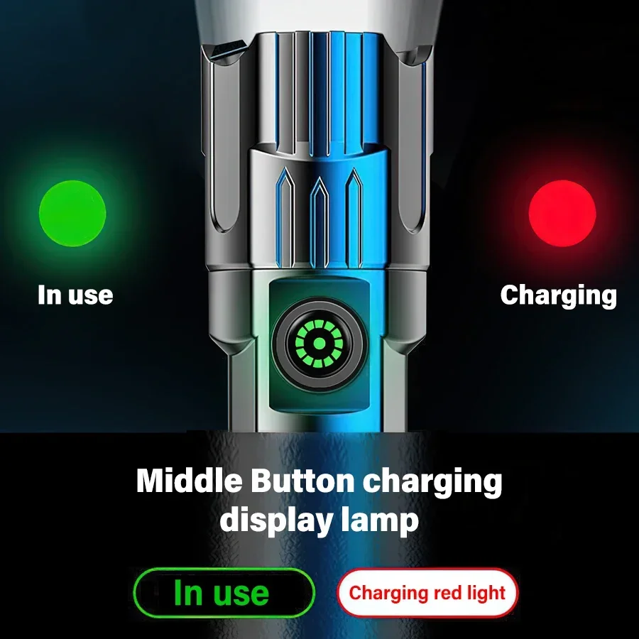 Yüksek Güçlü LED El Feneri, US - Tactical Flashlight Rechargeable incelemesi ve fiyatı
