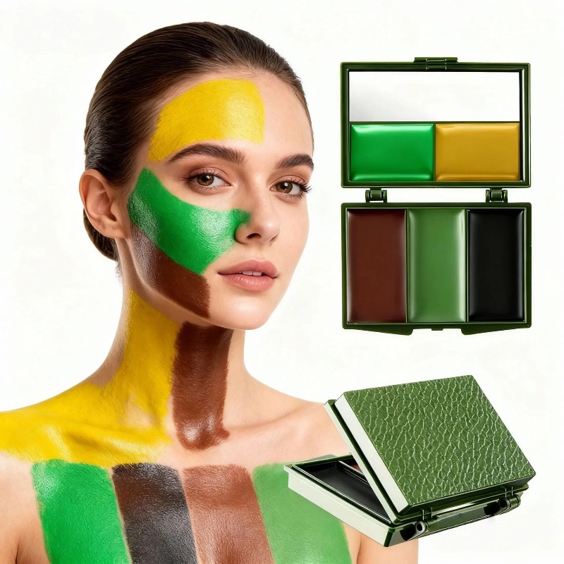 3 Renk Kamuflaj Yüz Boyama Kam - Camo Face Paint incelemesi ve fiyatı