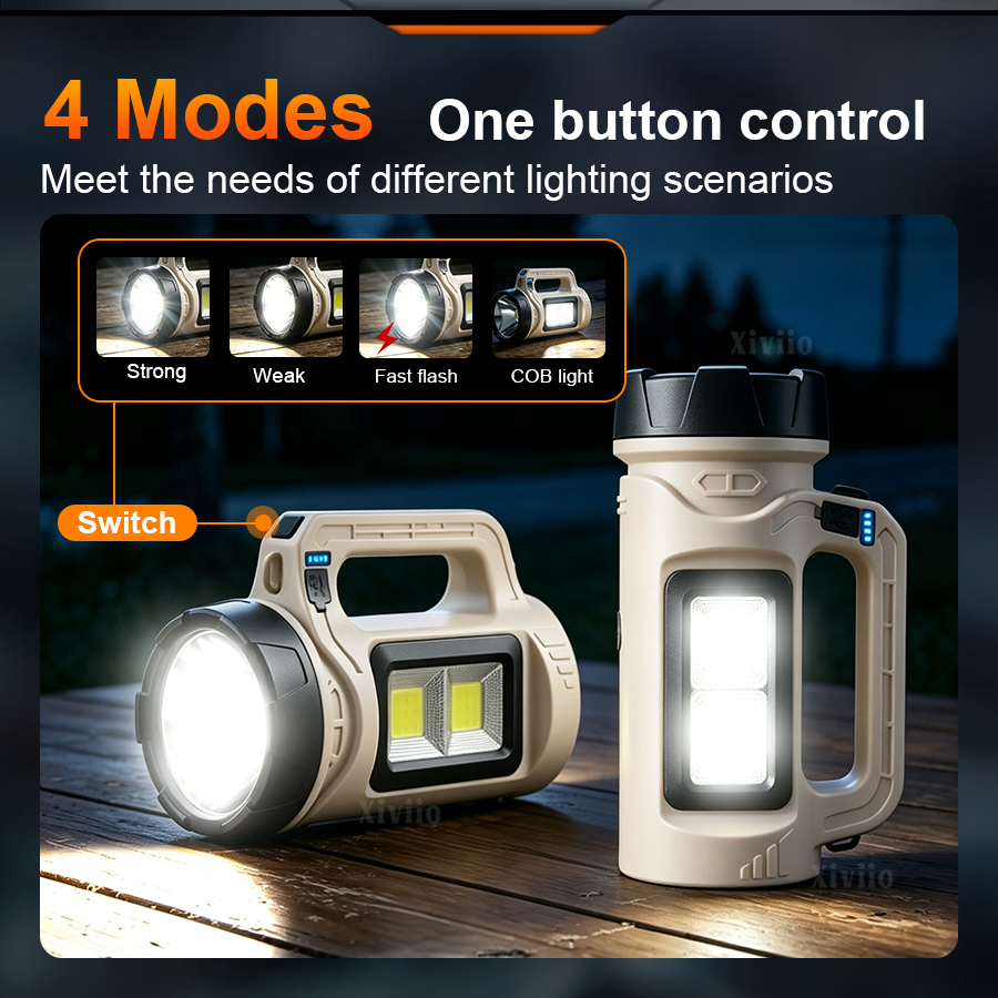 Çok Sahneli El LED El Feneri G - Tactical Flashlight Rechargeable incelemesi ve fiyatı