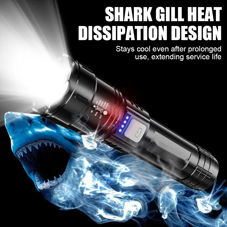 Yüksek Güçlü P50 LED El Feneri - Tactical Flashlight Rechargeable incelemesi ve fiyatı
