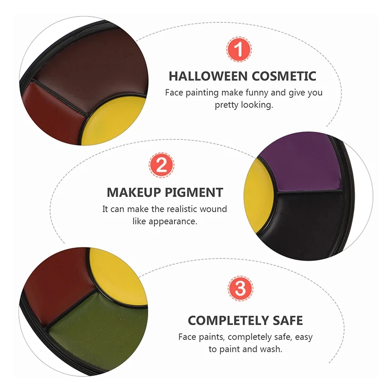 6 Renkli Yağlı Yüz Boyası Pale - Camo Face Paint incelemesi ve fiyatı