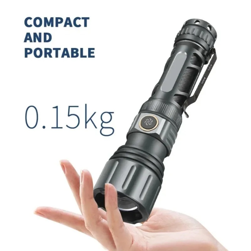 Süper Parlak El Feneri Taşınab - Tactical Flashlight Rechargeable incelemesi ve fiyatı