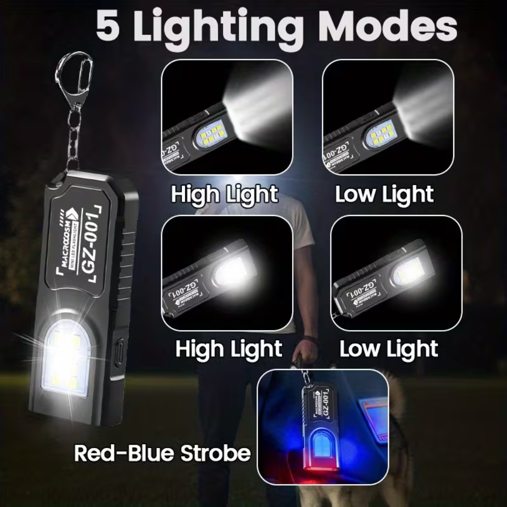 Mini COB LED Anahtarlık El Fen - Tactical Flashlight Rechargeable incelemesi ve fiyatı